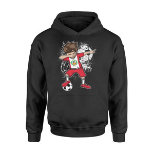 Dabbing Boy Peru Soccer Jersey Peruvian Football Hoodie
