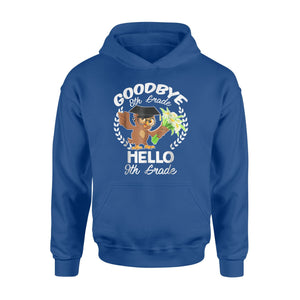 Goodbye Eighth Grade Hello Nineth Grade Owl Graduation  Hoodie