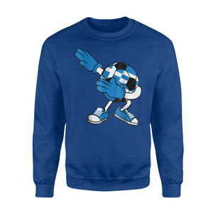 Dabbing Soccer Ball Greece Jersey - Greek Football Sweatshirt