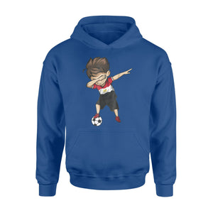 Dabbing Soccer Boy Egypt Jersey Egyptian Football Hoodie