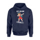 Dabbing Girl Graduation 1st Grade And Nailed It Hoodie