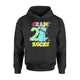Kids Kid 2nd Grade Rocks Dino Dabbing   Second Graders Gift  Hoodie