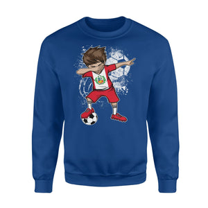 Dabbing Boy Peru Soccer Jersey Peruvian Football Sweatshirt