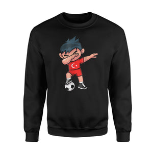 Dabbing Soccer Boy Turkey Turkish Football Sweatshirt