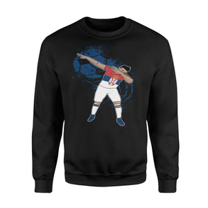 Dabbing Serbia Soccer Player Jersey  Serbian Football Sweatshirt