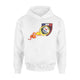 France Flaming Soccer Ball Football Hoodie