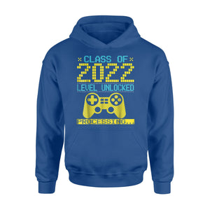 Class Of 2022 Grade Level Unlocked Process Gamer Hoodie