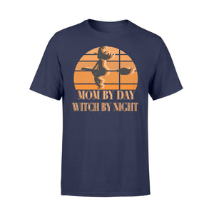 Mom By Day Witch By Night Mom Halloween T-shirt