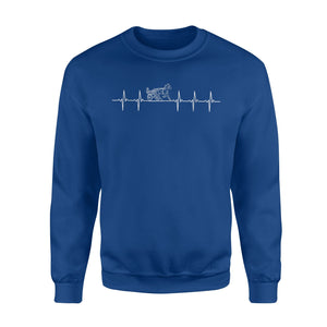 Harness Racing Heartbeat Love Horse Racing Sweatshirt