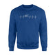 Harness Racing Heartbeat Love Horse Racing Sweatshirt