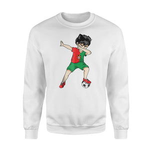 Dabbing Soccer Boy Portugal Football Portuguese Gift Sweatshirt