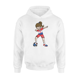 Dabbing Soccer For Girls Croatia Football Hoodie