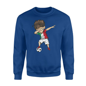 Dabbing Soccer Boy Italy Jersey  - Italian Footbal Sweatshirt