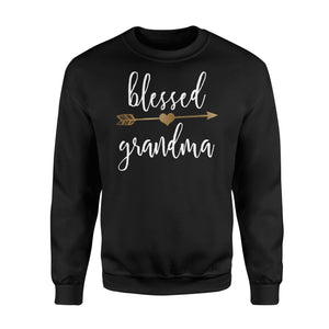 Cute Gold Arrow Blessed Grandma Sweatshirt