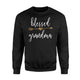 Cute Gold Arrow Blessed Grandma Sweatshirt