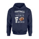 Football Is My Second Favorite F Word Funny Football Hoodie