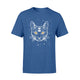 Black 3 Eyes Cat Halloween Boho Gothic Witchcraft Tattoo T-Shirt