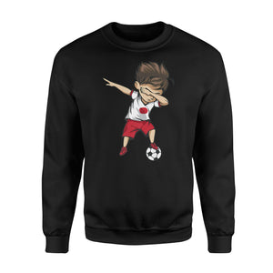 Dabbing Soccer Boy Japan Jersey  - Japanese Football Sweatshirt