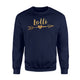 Gold Arrow Heart Lolli Funny Gift For Grandma Sweatshirt