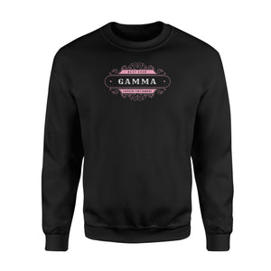 Best Ever Gamma Loved By Tiny Humans Cool Grandma Gift Sweatshirt