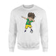 Dabbing Soccer Boy Brazil Jersey  - Brazilian Football Sweatshirt