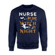 Funny Nurse By Day Witch By Night Halloween Sweatshirt