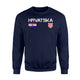 Hrvatska  Croatian Flag Croatia Soccer Jersey Style  Fleece Sweatshirt