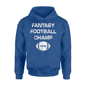 Fantasy Football Champion Funny Draft Gift Touchdown Hoodie