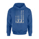 Football Player Flag White Football Flag Hoodie