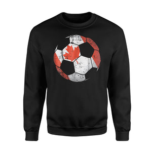 Canada Soccer Ball Flag Jersey Canadian Football Sweatshirt
