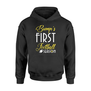 Bump's First Football Season Pregnant Women Gift Hoodie