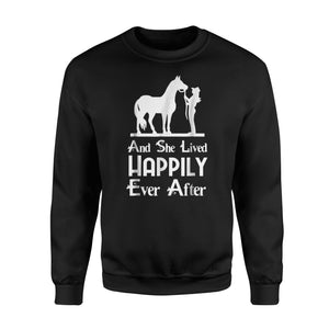 Funny Horse For Equestrian Girl With Horse Sweatshirt