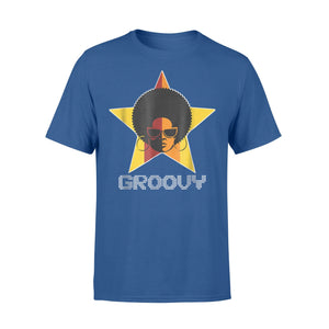 Groovy Black Disco Diva  Natural Hair Black Queens T-Shirt