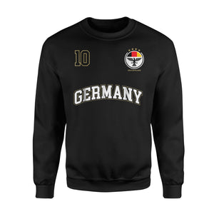 Germany Soccer Uniform No 10 Sports Team German Flag Sweatshirt