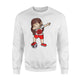 Dabbing Soccer Girl Japan Jersey - Japan Football JFA Sweatshirt