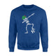 Hilarious Dabbin Skeleton Football Soccer Kids Sweatshirt