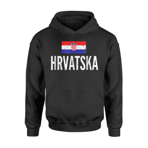 Croatia Soccer Football Jersey Vintage Hoodie