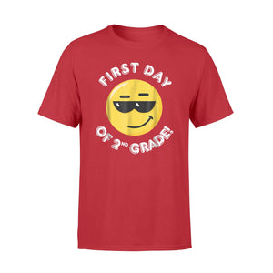 First Day Of Second 2nd Grade Emoji For Boys Girls T-Shirt