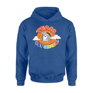 Kids Team 1st Grade For Cool Students, Girls, Boys Hoodie