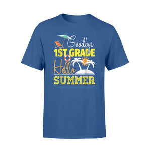 Goodbye First Grade Hello Summer Vacation Graduate T-Shirt
