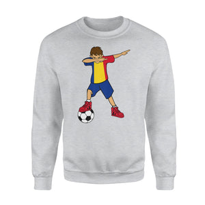 Dabbing Soccer Boy Romania Romanians Football Sweatshirt