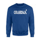 Grandma Squared Fourth Time 4 Kids Grandkids Sweatshirt