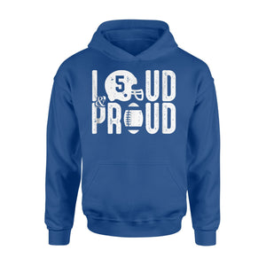 Football Player Number 5 Shirt Fan Of #5 Hoodie