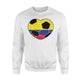 Colombia Soccer Ball Heart Jersey Colombian Football Sweatshirt