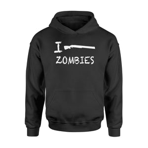 I Shoot Zombies Halloween Hoodie