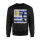 Dabbing Soccer Boy Uruguay Jersey Uruguayan Football Sweatshirt