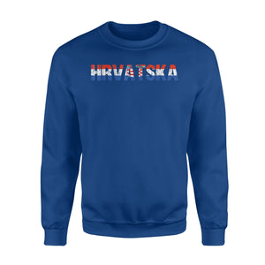 Hrvatska Croatia World Soccer Jersey Flag Sweatshirt