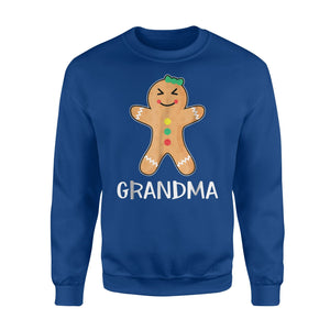 Gingerbread Grandma Christmas Family Matching Sweatshirt
