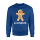 Gingerbread Grandma Christmas Family Matching Sweatshirt