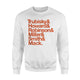 Chicago Football Names Sweatshirt